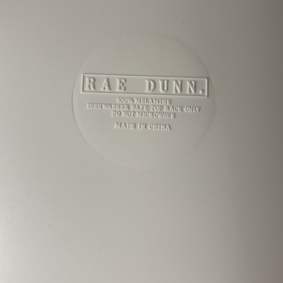 - Rae Dunn Set of 4 dinner plates - Picture 5 of 5